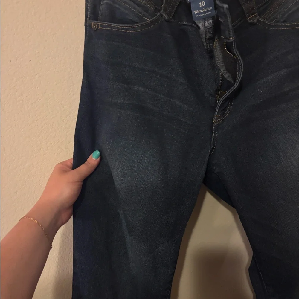 Democracy “Ab”solution® Booty Lift Straight Leg Jeans – Indigo Denim – Size 10 - Picture 6 of 10